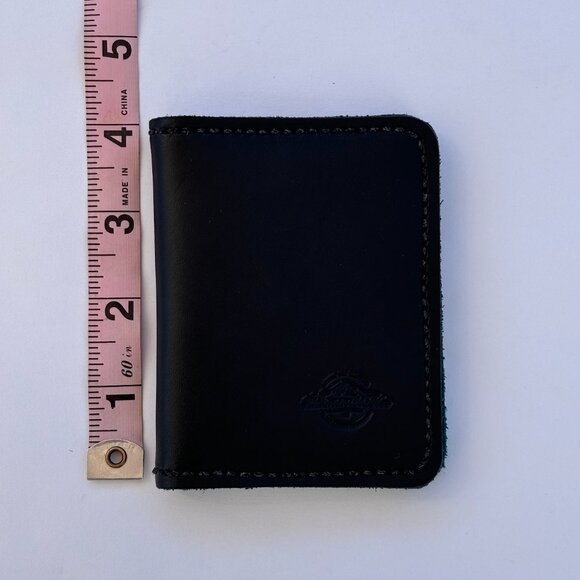 Stickman Leather Compact Small Wallet - Blue/Teal - Picture 7 of 7